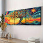 3pcs Psychedelic Tree of Life Colorful Perfect Wall Art Set Canvas Framed 40x60cm - High Quality Print 100% Australian Made Wall Canvas Ready to Hang