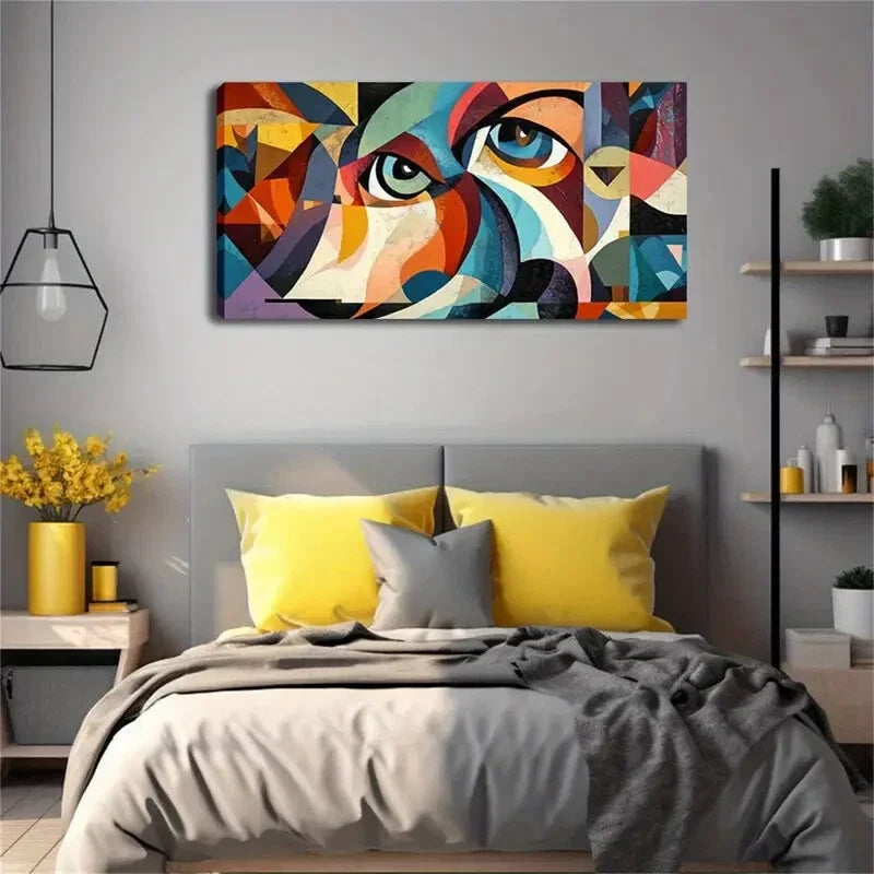 Splicing And Combination Wall Art Canvas Office Home Room Framed 120x60cm