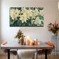 Blooming Light Yellow Lilies Wall Art Canvas Office Home Room Framed 120x60cm