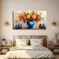 Vibrant Floral Arrangement Wall Art canvas office home room framed 120x60cm