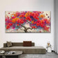 Watercolor Floral & Butterfly Wall Art Canvas Office Home Room Framed 120x60cm