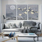 3pcs Atmosphere Mural New Model Metal Print Ready to Hang Art