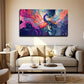 Peacock Feathers Modern Décor Wall Art Canvas Office Home Room Framed 120x60cm