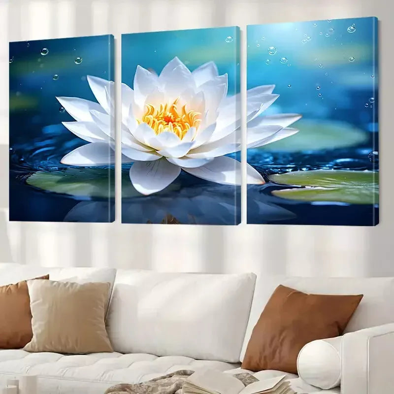 3pcs Abstract Classic Serene Beauty Aesthetic Wall Art Set Canvas Framed 40x60cm - High Quality Print 100% Australian Made Wall Canvas Ready to Hang