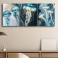 3pcs Beautiful Painting jellyfish Metal Print Ready to Hang Art