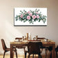 Minimalist Pink Roses Painting Wall Art canvas office home room framed 120x60cm