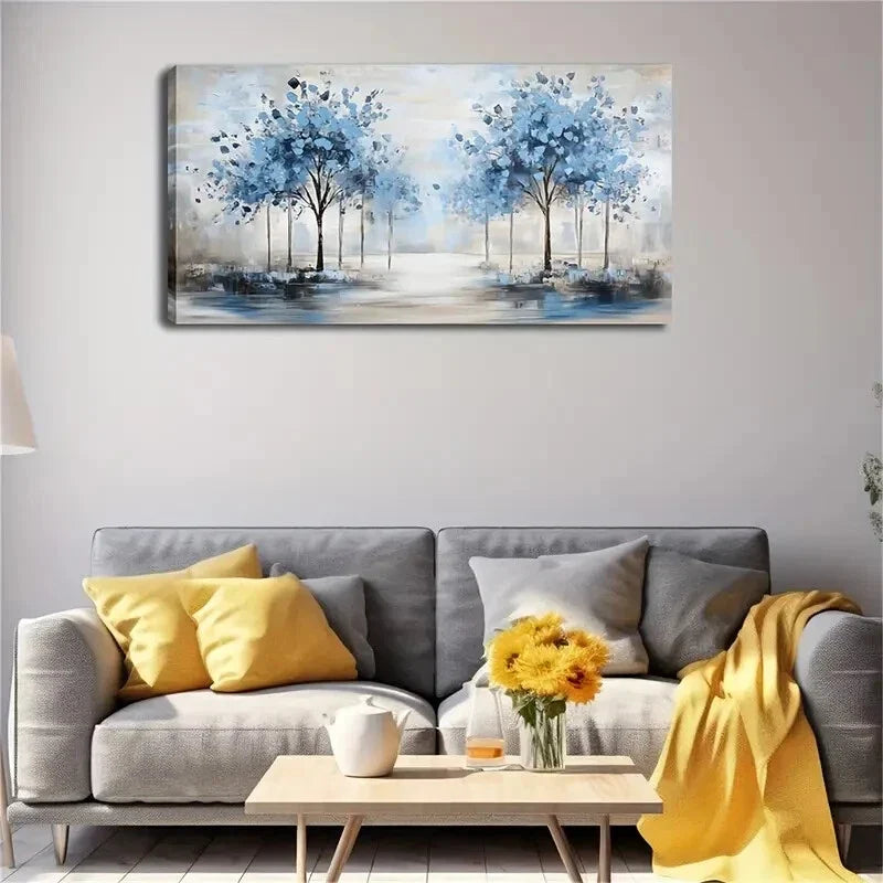 Realistic Winter & Spring Wall Art Canvas Office Home Room Framed 120x60cm