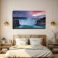 Mist & Sunset Glow Landscape Wall Art canvas office home room framed 120x60cm