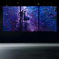 3pcs Romantic Couple Silhouette Metal Print Ready to Hang Art