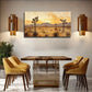 Modern Bohemian Style Tree Wall Art Canvas Office Home Room Framed 80x45cm