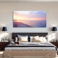 Vibrant Greek Island Beach Wall Art Canvas Office Home Room Framed 120x60cm