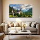 Beautiful Castle European Wall Art Canvas Office Home Room Framed 80x45cm
