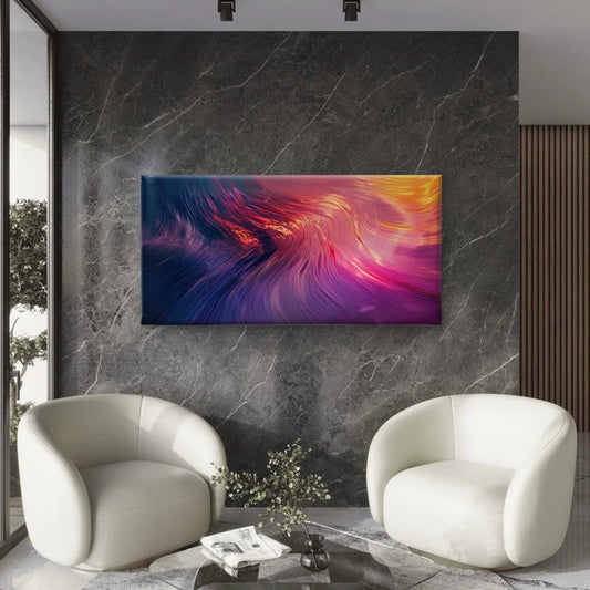Abstract Background Design Wall Art Canvas Office Home Room Framed 80x45cm