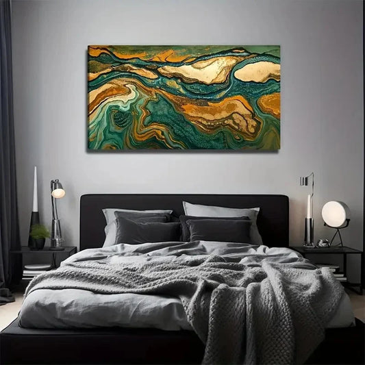 Abstract Texture Suitable Wall Art Canvas Office Home Room Framed 120x60cm