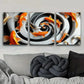 3pcs Goldfish Vortex Orange Sky Perfect Wall Art Set Canvas Framed 40x60cm - High Quality Print 100% Australian Made Wall Canvas Ready to Hang
