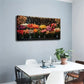 Vibrant Floral Arrangement Wall Art Canvas Office Home Room Framed 120x60cm