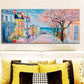 3pcs Featuring Blooming Cherry Blossoms Metal Print Ready to Hang Art