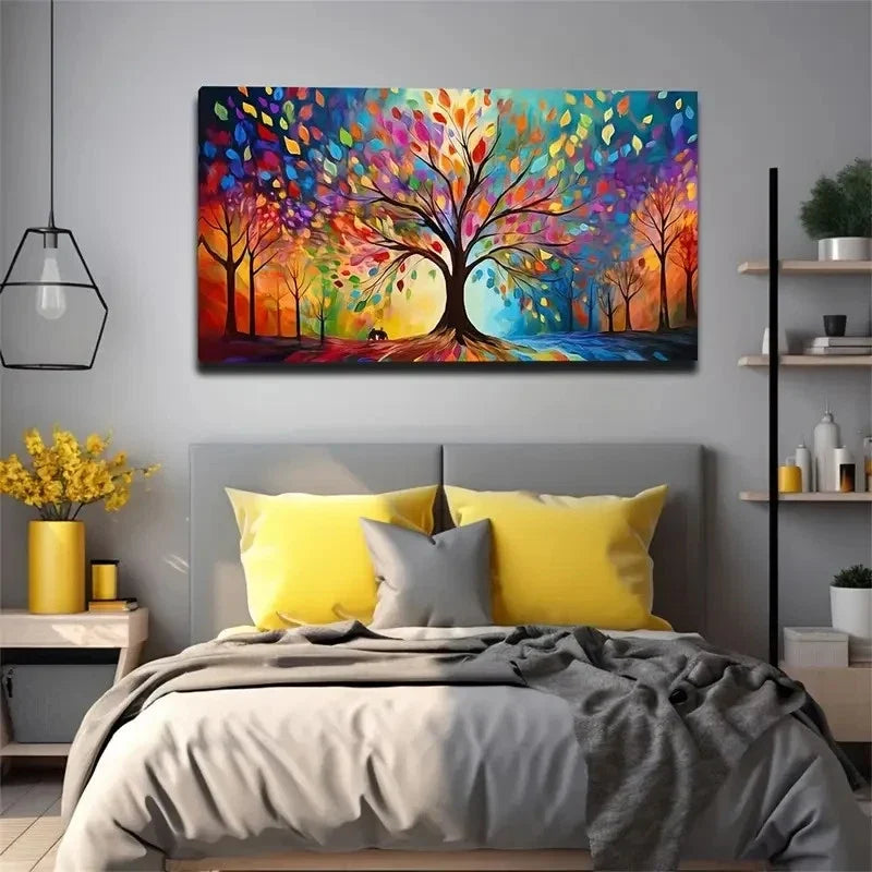 Modern Abstract Watercolor Wall Art Canvas Office Home Room Framed 120x60cm