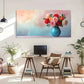 Modern Floral Bouquet Décor Wall Art Canvas Office Home Room Framed 120x60cm