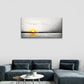 Black White Birds Sunset Wall Art Canvas Office Home Room Framed 120x60cm