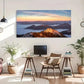 Brown Green Trees On Mountains Wall Art Canvas Office Home Room Framed 120x60cm