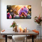 Sunlit Pink And Red Orchid Wall Art Canvas Office Home Room Framed 80x45cm