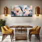 Pink Yellow And Blue Color Wall Art canvas office home room framed 120x60cm