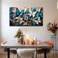 Dancing Butterflies Suitable Wall Art Canvas Office Home Room Framed 80x45cm