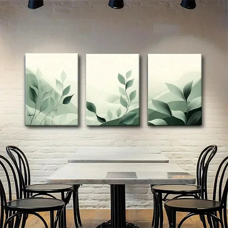 3pcs Palette with Gentle Flowing Design Perfect Wall Art Set Canvas Framed 40x60cm - High Quality Print 100% Australian Made Wall Canvas Ready to Hang