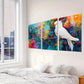 3pcs Decorative Colorful Tropical Cockatoo Wall Art Set Canvas Framed 40x60cm - High Quality Print 100% Australian Made Wall Canvas Ready to Hang
