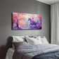 Fairy on Purple Unicorn Cherry Wall Art Canvas Office Home Room Framed 120x60cm