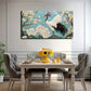 Elegant Red-Crowned Crane Wall Art Canvas Office Home Room Framed 120x60cm