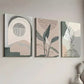 3pcs Modern Aesthetic Bohemian Plant Leaf Wall Art Set Canvas Framed 40x60cm - High Quality Print 100% Australian Made Wall Canvas Ready to Hang