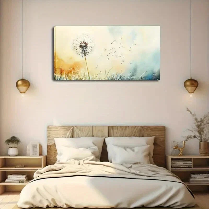 Seeds Blowing in the Wind Wall Art Canvas Office Home Room Framed 120x60cm+