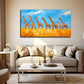 Countryside Decoration Wall Art Canvas Office Home Room Framed 80x45cm