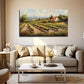 Vineyard Spring & Winter Wall Art Canvas Office Home Room Framed 120x60cm