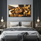 Abstract Kitchen Dining Wall Art Canvas Office Home Room Framed 120x60cm