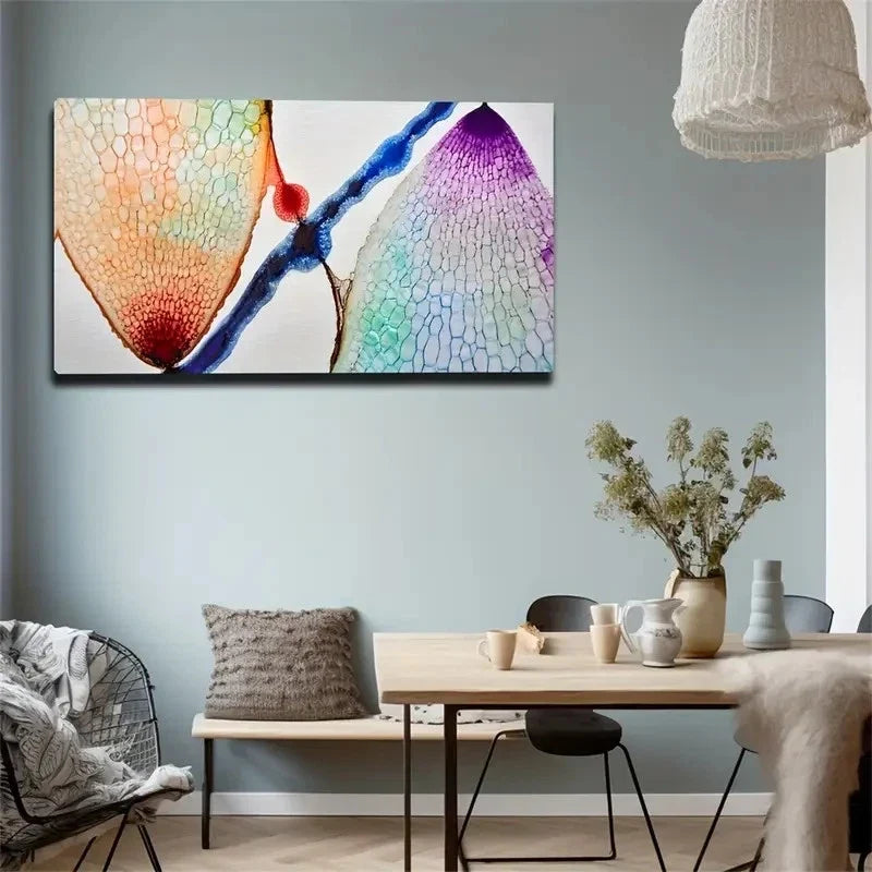 Strange Image Intersection Wall Art Canvas Office Home Room Framed 80x45cm