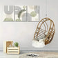 3pcs  Modern Abstract Geometric Wall Art Set Canvas Framed 40x60cm - High Quality Print 100% Australian Made Wall Canvas Ready to Hang
