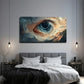 Eye & Mountain Clouds Abstract Wall Art Canvas Office Home Room Framed 120x60cm