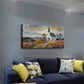The End Of A Country Road Wall Art Canvas Office Home Room Framed 80x45cm