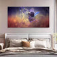 Purple Butterfly Soft Gradient Wall Art Canvas Office Home Room Framed 120x60cm