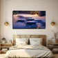 Orderly Fantasy Stone Nature Wall Art Canvas Office Home Room Framed 120x60cm