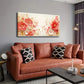 White Floral With Golden Leaf Wall Art Canvas Office Home Room Framed 120x60cm