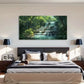 Modern Landscape Waterfall Wall Art Canvas Office Home Room Framed 120x60cm