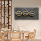 Wood Slices Inspirational Quote Wall Art Canvas Office Home Framed 120x60cm