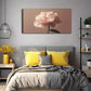 Pink & White Modern Wall Art canvas office home room framed 120x60cm