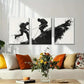 3pcs Adventure Climbing White Abstract Perfect Wall Art Set Canvas Framed 40x60cm - High Quality Print 100% Australian Made Wall Canvas Ready to Hang