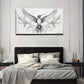 Wings Of Hummingbird Wall Art Canvas Office Home Room Framed 80x45cm