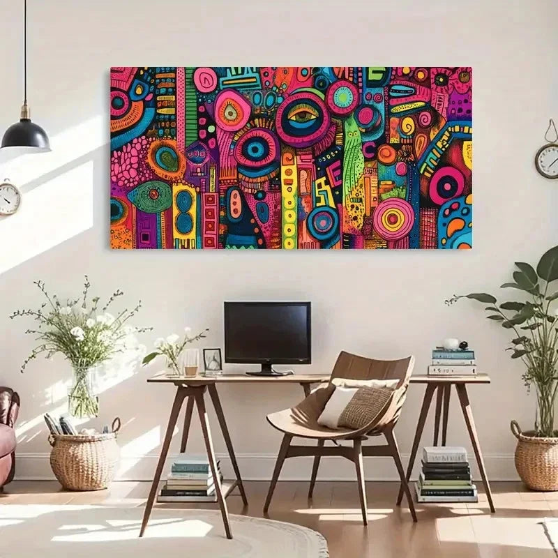 Trendy Decorative Artwork Mode Wall Art Canvas Office Home Room Framed 120x60cm